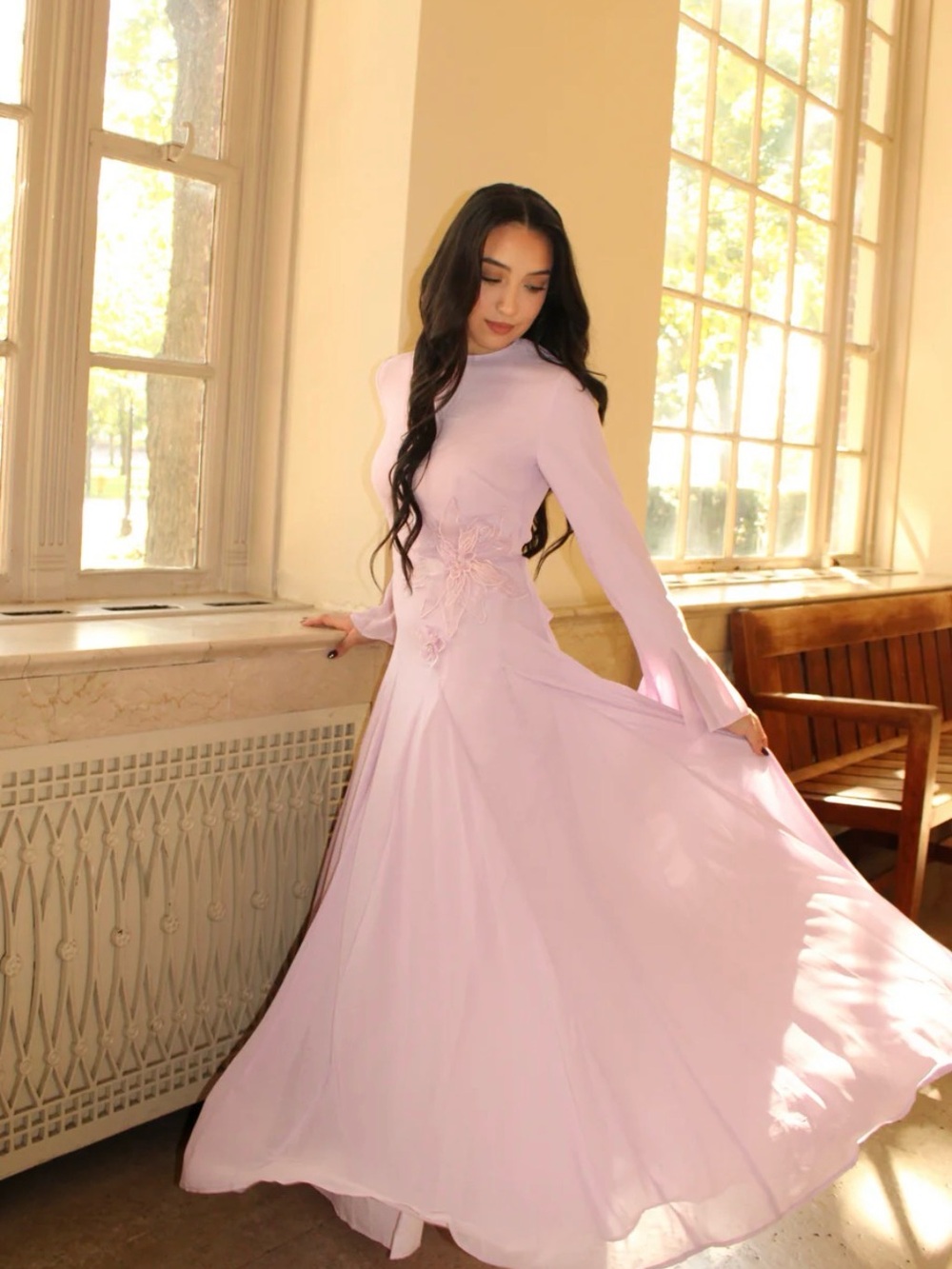 Soft Bloom Lilac Dress